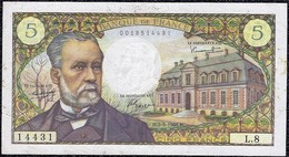 France 5 Francs 1966 Pasteur VF+++ Banknote - 5 F 1966-1970 ''Pasteur''