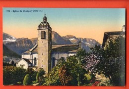 DA04-28 Eglise De Champéry.  Soc. Graphique 772. Non Circulé - Champéry