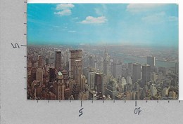 CARTOLINA VG STATI UNITI - NEW YORK CITY - View Looking Northeast From The Empire State Building - 9 X 14 - ANN. 1965 - Panoramische Zichten, Meerdere Zichten