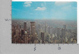 CARTOLINA VG STATI UNITI - NEW YORK CITY - View Looking Northeast From The Empire State Building - 9 X 14 - ANN. 1965 - Panoramic Views