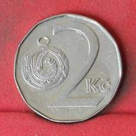 CZECH REPUBLIC 2 KORUNY 1995 -    KM# 9 - (Nº23137) - Tschechische Rep.