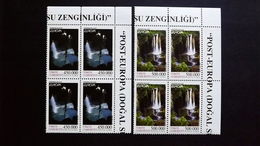 Türkei 3260/1 **/mnh EVB, EUROPA/CEPT 2001, Düdenbas¸ı-Wasserfälle, Yerköprü-Wasserfälle - Nuevos
