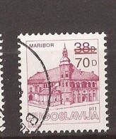 1985  2144 C  PERF- 13 1-4--12 1-2- DEF-FREIMARKE  OVERPRINT SLOVENIJA JUGOSLAVIJA JUGOSLAWIEN USED - Used Stamps