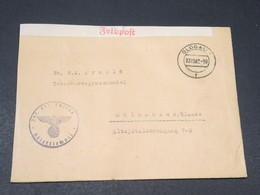 POLOGNE - Enveloppe ( Devant ) De Głogów Pour Mulhouse En 1942 Avec Contrôle Postal - L 17955 - General Government