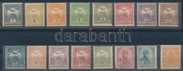 ** * 1908 Turul Sor, 25f Falcos, 30f Javított, Pótolt Gumi,  35f Betapadás, Illetve Patina, Apró Gumi és Foghibák, így I - Other & Unclassified