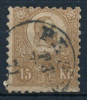 O 1871 K?nyomat 15kr (29.000) (alul Rövid Fogak/short Perfs. Below) - Autres & Non Classés