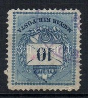 O 1874 10kr Ibolyaszín Bélyegzéssel '(POZ)SONY (VÁROS)' (Gudlin 800 Pont) - Autres & Non Classés