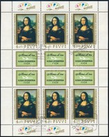 ** 1974 Mona Lisa Teljes ív (13.000) - Altri & Non Classificati