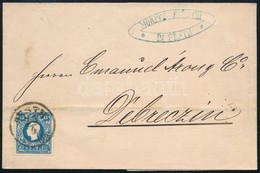 1859 15kr I Típus Levélen ,,PESTH' - ,,DEBRECEN' (13.000) - Autres & Non Classés