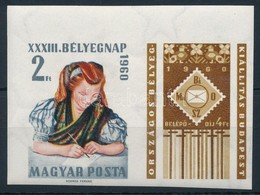 ** 1960 Bélyegnap (33.) Vágott Szelvényes Bélyeg (4.000) - Altri & Non Classificati