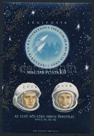 ** 1963 Az Els? N?i-férfi Páros ?rrepülés Vágott Blokk (4.500) - Altri & Non Classificati