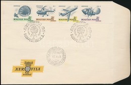 1967 Bélyegnap (40.) Vágott ívszéli összefügg? Csík FDC (3.500) - Autres & Non Classés