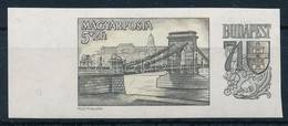 ** 1969 Budapest '71 (I.) Vágott ívszéli Sor (2.000) - Other & Unclassified