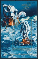 ** 1973 Apollo-17 Vágott Blokk (4.000) (betapadásnyomok) - Altri & Non Classificati