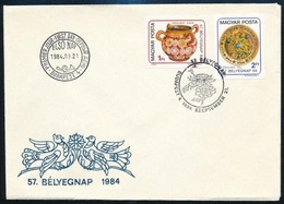 1984 Bélyegnap Vágott Sor FDC-n - Other & Unclassified