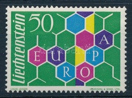 ** Liechtenstein 1960 Europa CEPT Mi 398 (betapadás / Gum Disturbance) - Altri & Non Classificati