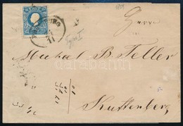 1859 15kr I. (jobb Fels? Sarka Javítva) Levélen 'PRESSBURG' - Kuttenberg - Autres & Non Classés