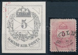 O 1874 5kr Hidegt? Nyomokkal - Altri & Non Classificati