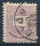 O 1881 2kr Boríték Után Metszés és Folt (ex Lovász) - Altri & Non Classificati