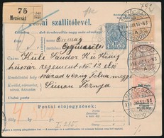 1915 Szállítólevél 'MEZ?CSÁT' -  Simontornya - Altri & Non Classificati