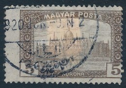 O 1920 Magyar Posta 5K Látványosan Elfogazva - Other & Unclassified