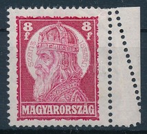 ** 1929 Szent István 8f érdekes ívszéli Elfogazással - Altri & Non Classificati