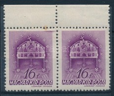 ** 1939 Templom 16f ívszéli Pár, Festékfolt - Altri & Non Classificati