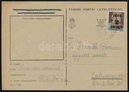 1945 (2. Díjszabás) Távolsági Levelez?lap Kisegít? 2P/4f Bérmentesítéssel - Altri & Non Classificati