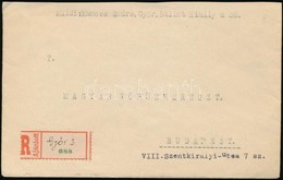 1945 (3. Díjszabás) Ajánlott Távolsági Levél Kisegít? 10 X 3P/50f Bérmentesítéssel - Autres & Non Classés