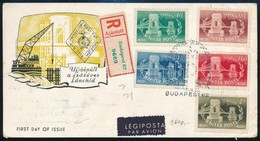 1949 Lánchíd Sor Légi FDC Ausztráliába Küldve - Altri & Non Classificati