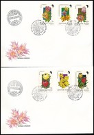 1990 Földrészek Virágai (I.) - Afrika Vágott Sor 2 Db FDC-n (5.500) - Altri & Non Classificati