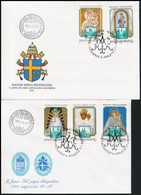 1991 Magyarországi Mária Kegyhelyek Vágott Sor 2 Db FDC-n (5.500) - Altri & Non Classificati