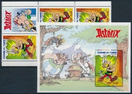 ** 1999 Asterix és Obelix Bélyegfüzetb?l Kitépett 6-ostömb Mi 3368 C + Blokk Mi 19 - Altri & Non Classificati