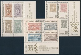 ** 1996 100 éves A Modern Olimpiai Játékok Blokksor Mi 13-15 - Autres & Non Classés