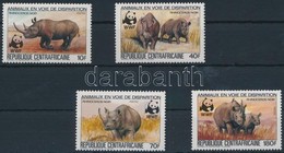 ** 1983 WWF: Keskeny Szájú Orrszarvú Sor Mi 985-988 A - Other & Unclassified