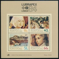 ** 1984 Portugál-brazil Bélyegkiállítás LUBRAPEX: Lisszabon Blokk Mi 44 - Altri & Non Classificati