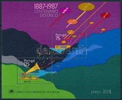 ** 1987 100 éves A Hanglemez Blokk Mi 55 - Altri & Non Classificati