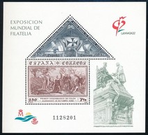 ** 1991 Nemzetközi Bélyegkiállítás GRANADA Blokk Mi 44 - Altri & Non Classificati