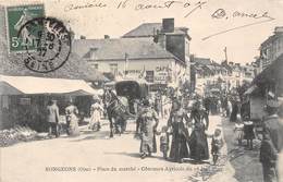 60-SONGEONS- PLACE DU MARCHE - CONCOURS AGRICOLE DU 16 JUIN 1907 - Songeons