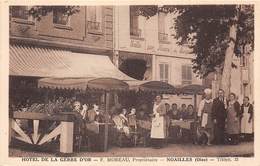 60-NOAILLES- HÔTEL DE LA GERBE D'OR  F. MOREAU PROPRIETAIRE - Noailles