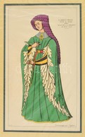 Cca 1860-1870 Raphael Jacquemin (1821-1881): Elisabeth Fresco Dame De Venice,(in: Supplément A L'Iconographie Général Et - Stampe & Incisioni