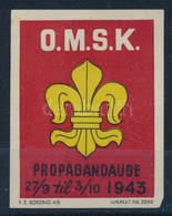 1943 Cserkész O.M.S.K. Propaganda Levélzáró ,,R' - Non Classificati