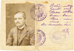 1927 Osztrák Fényképes Személyi Iigazolvány / Austrian Photo Id - Non Classés