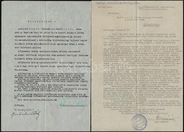 1931-1942 Az Ungvölgyi Vadásztársaság (Bercsényifalva) 3 érdekes Okmánya - Non Classificati