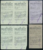 Cca 1935 6 Db Belép?jegy Az Országos Kaszinóba - Non Classificati