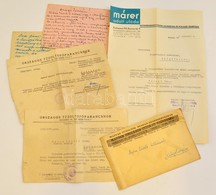 1947 T?zoltó Szolgálati Okmányok, Levelezés, 4 Db - Non Classificati