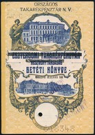 1949 Az Esztergomi Takarékpénztár Kitöltött Takarékbetéti Könyve - Non Classificati