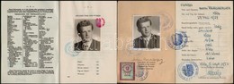 1953-1987 3 Db Osztrák Igazolvány (útlevél, Személyi Igazolvány, Jogosítvány) + Egyiptomi útlevél/ Austria, ID, Passport - Non Classificati
