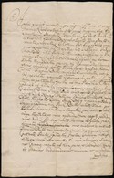 1738 Latin Nyelv? Egyezséglevél Heves Vármegyei Birtokról, 3 Db Rányomott Viaszpecséttel - Non Classés