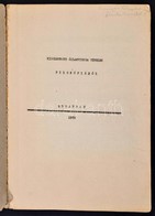 1968 Bp., Politikai F?iskola, Kidolgozott államvizsga Tételek Filozófiából, Gépelt Kézirat, T?zött Papírkötésben - Non Classés